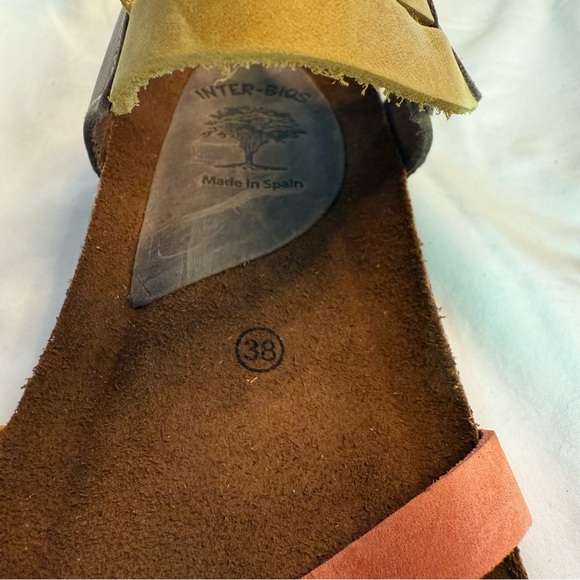 Inter-Bios Colorful Strappy Sandals - Picture 8 of 8